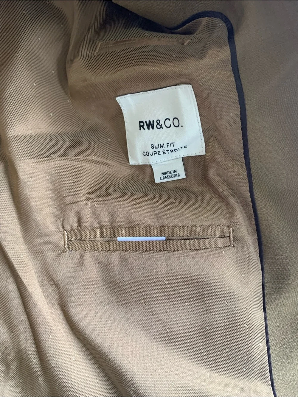 New RW&CO. SLIM FIT Blazer Size 44 - Picture 7 of 10